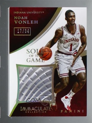 2015 Panini Immaculate Collegiate Sole of the Game /34 Noah Vonleh #36 - Image 1 of 2