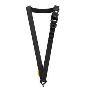 Rhinoshield Correa de nylon tejida ajustable para el cuello del teléfono, Negro - Afbeelding 1 van 7