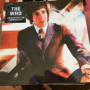 THE WHO LIVE ON AIR 1965-1966 RED VINYL LP RECORD LIMITED EDITION 500 ONLY - Picture 1 of 3