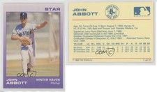 1988 Star Winter Haven Red Sox John Abbott #1