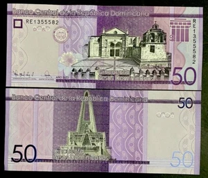 République Dominicaine 50 Pesos 2023 UNC Billet Monde Papier Monnaie LIVRAISON GRATUITE !! - Photo 1/1