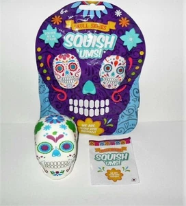 SQUISHUMS SKULL SERIES SLOW RISE SQUISHY WHITE SINGLE CAMA LOOSE - Picture 1 of 1