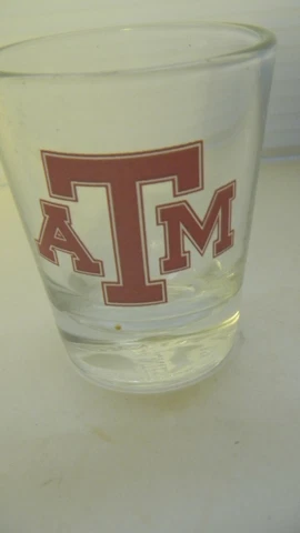 Vintage HUNTER Shot Glass TEXAS A & M Aggies Cover