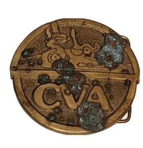 CVA CONNECTICUT Valley Arms Vintage Muzzleloader Belt Buckle Made in Spain read - Picture 1 of 6