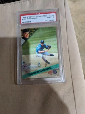 1994 Sportsflics Rke/Trd Alex Rodriguez PSA 9 - Image 1 of 2