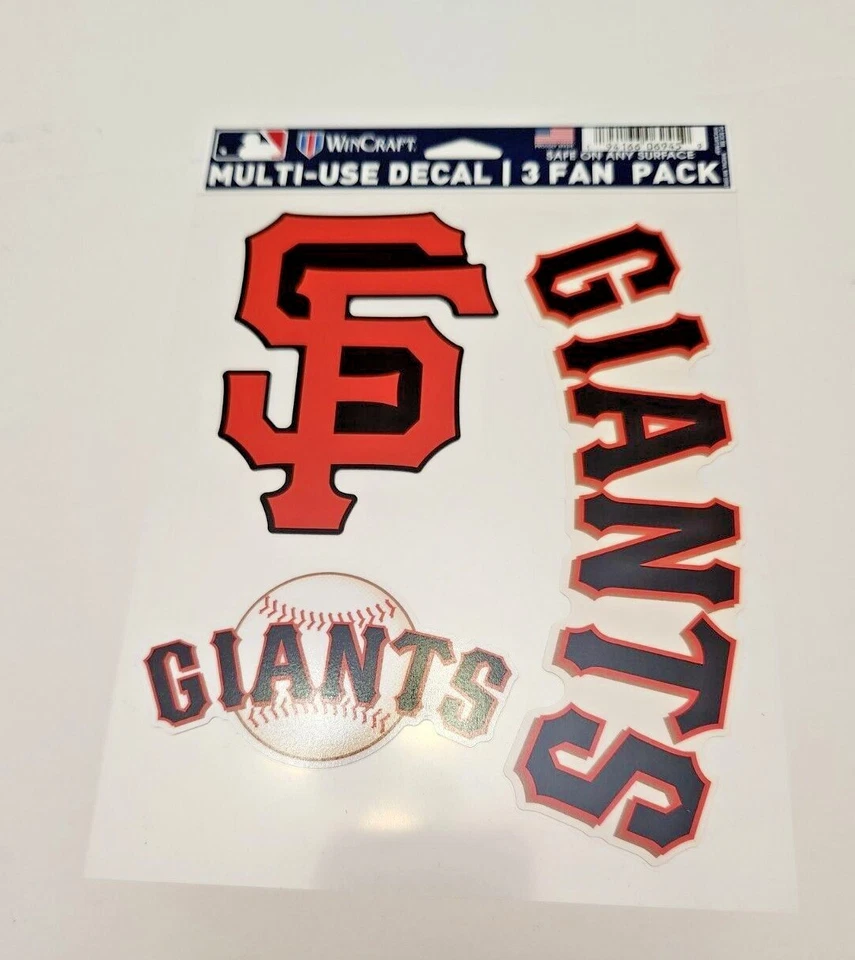 MLB Multi-Use Decal 3 Fan Pack - Image 1 of 1