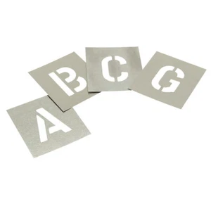 Stencils L2 Set of Zinc Stencils - Letters 2in - Picture 1 of 1