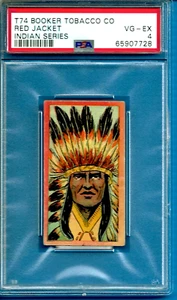 Booker Indian Series 1905 T74 - Chaqueta roja PSA 4 - Imagen 1 de 2
