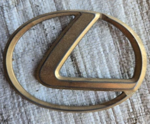 OEM Lexus sc300 sc400 Emblem GOLD - Picture 1 of 4
