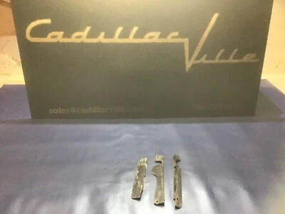 1949 Cadillac Sedan DS LH Rear Door Hinge Cover Filler Plate Panel Cover Used - Image 1 of 4