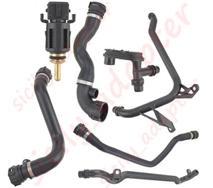 For BMW E46 323 325 328 330 7 Pcs Set Expansion Tank Coolant Radiator Hose Kit - Picture 1 of 6