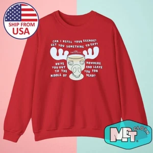 National Lampoon's Christmas Vacation Moose Men's Red Size S-3XL - Imagen 1 de 1
