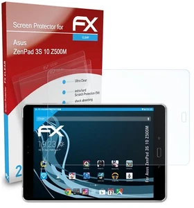 atFoliX 2x Película Protectora para Asus ZenPad 3S 10 Z500M transparente - Imagen 1 de 9