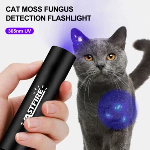 365nm UV LED Flashlight UltraViolet BlackLight Torch Inspection USB Rechargeable - Picture 1 of 11
