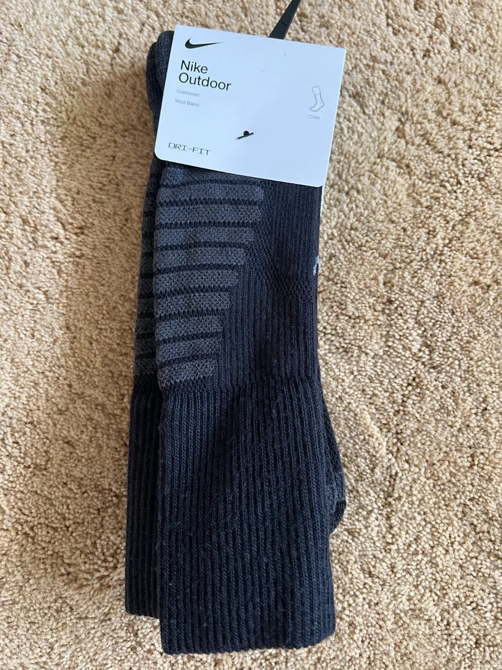 x1 Nike Outdoor Dri-Fit Cushioned Sock Sz.12-15 X Large USA GOOD