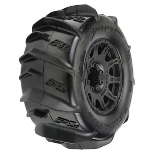 Pro-line Racing Dumont 3.8 Paddle MTD on Raid Blk 17mm F/R PRO1019210 RC Tire - Picture 1 of 6