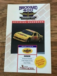 Official Handbook Brickyard 400 Indianapolis Speedway Inaugural Race Aug. 6 1994 - Picture 1 of 3