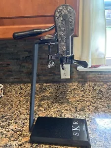 Wine Bottle Opener Cork Screw Champagne Front Gate Granite Base 22.5” Tall!! - Picture 1 of 14