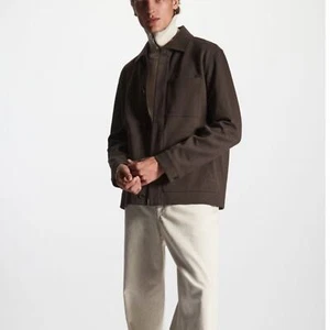 COS Minimal Jersey Jacket - Picture 1 of 13