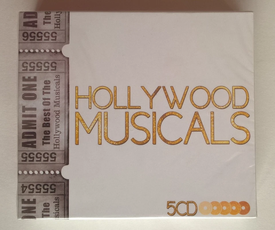 HOLLYWOOD MUSICALS 5 CD Box Set 75 Remastered Songs Original Performers Awesome! - Image 1 of 4