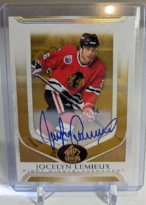 Jocelyn Lemieux 2020-21 UD SP Signature Edition Legends Auto - Picture 1 of 2