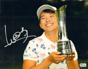 HINAKO SHIBUNO SIGNED AUTO'D 11X14 PHOTO BAS COA LPGA TOUR BRITISH OPEN CHAMP A - Picture 1 of 1