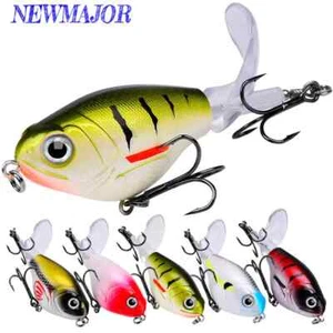 Whopper Plopper 75mm Style 16g Topwater Rotating Wobbler Crankbait - 5 Stück - Bild 1 von 9
