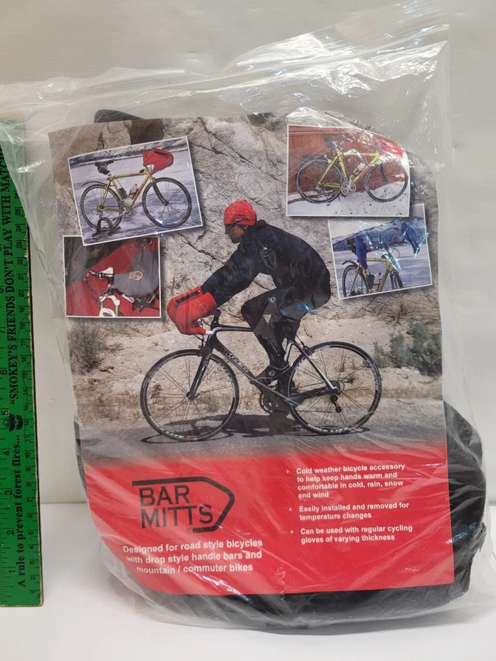 Bar Mitts Mountain Commuter Pogie Handlebar Mitten Sm/md Black