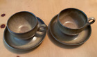Used - 2 x Denby Romany Tea cups and saucers 1980 #1- very good condition