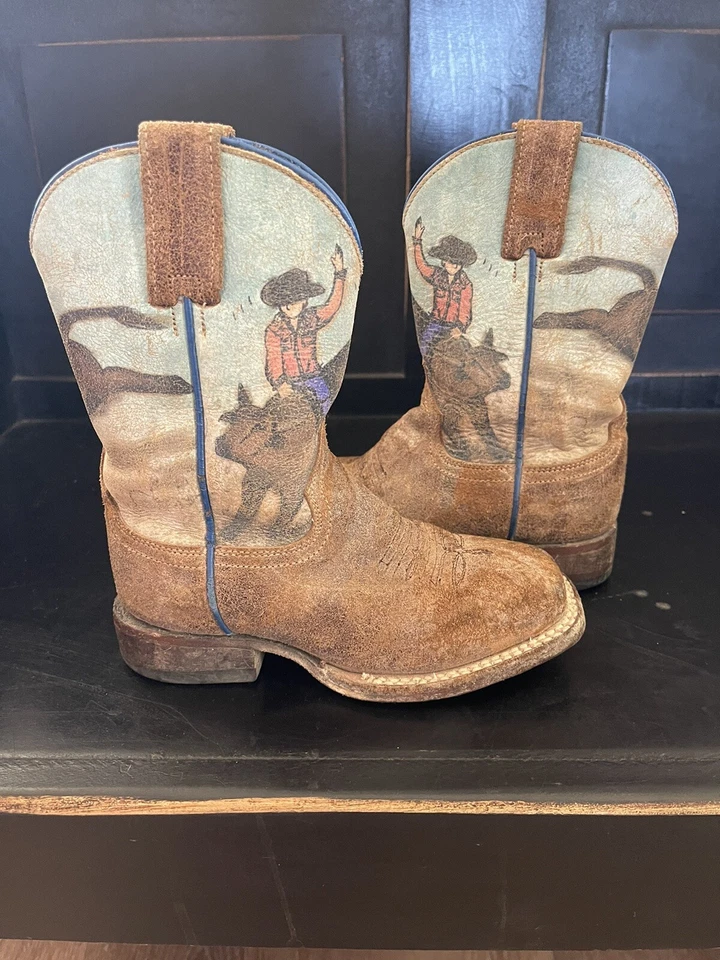 Ковбойские сапоги Roper для мальчиков размер 11 - Изображение 1 из 4