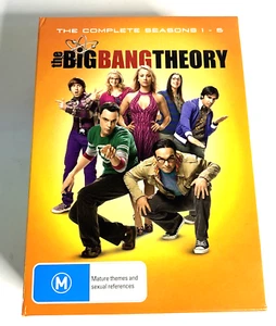 The Big Bang Theory Complete Seasons 1-5 DVD Box Set Region 4 - Picture 1 of 24