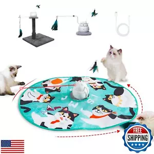 CATISM Cat Toys, Interactive Cat Toys for Indoor Cats, Automatic Cat Toy, 4-i - Picture 1 of 5