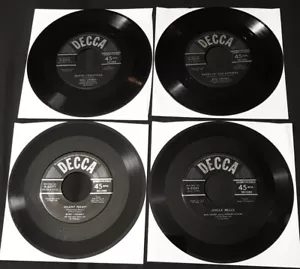 Bing Crosby 4 45 Christmas boxset WITHOUT BOX Decca 9-65 - Picture 1 of 5