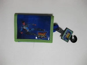 Max Steel dreifach faltbare Geldbörse 4,5"" x 3,25"" (Limette/Blau) BRANDNEU MIT ETIKETT - Bild 1 von 3