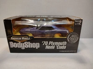 ERTL American Muscle Body Shop 1970 Plymouth Hemi Cuda 1:18 - Imagen 1 de 7