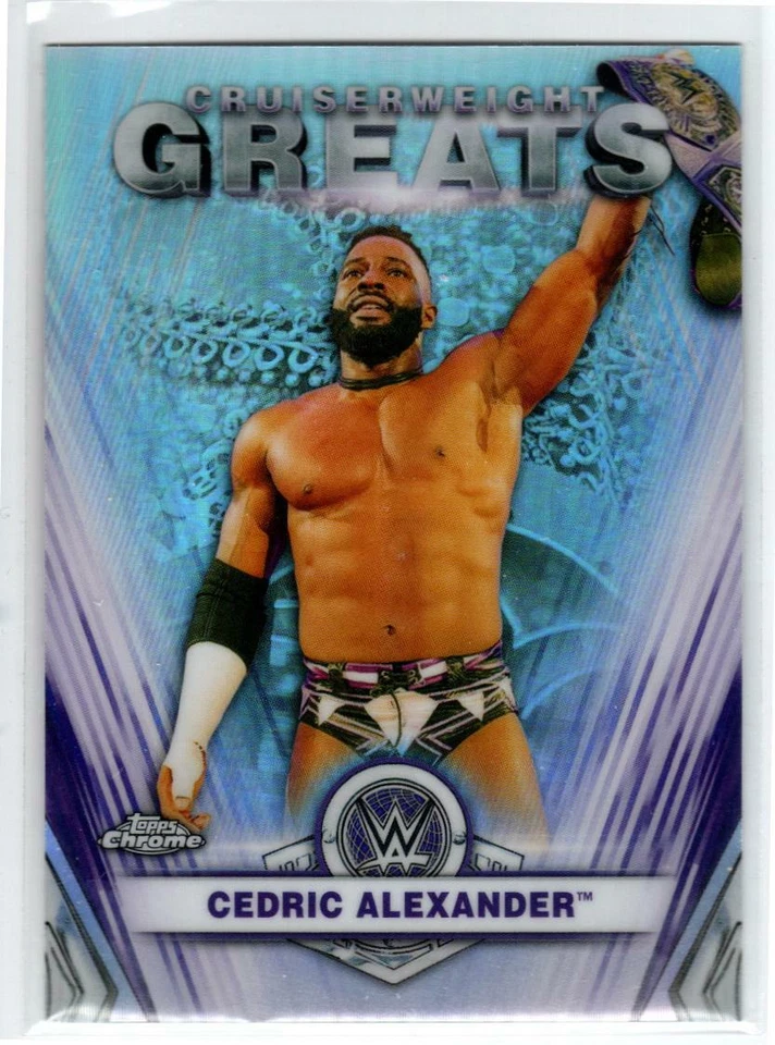 2021 Topps Chrome WWE Cruiserweight Greats #CG3 Cedric Alexander (ref 199753) - Image 1 of 1