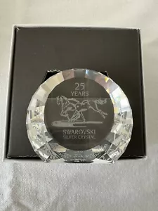 Swarovski Paperweight Wild Horses / 25 Years of Silver Crystal 60mm item 283324 - Picture 1 of 3