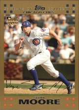 2007 Topps Gold Chicago Cubs Baseball Card #278 Scott Moore/2007