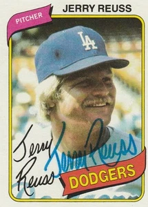 JERRY REUSS -- 1980 TOPPS -- #318 -- SIGNED - Bild 1 von 1
