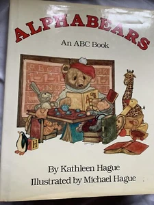 Alphabears: An ABC Book; Hague, Kathleen. 1984 Good Condition HC DJ - Foto 1 di 5