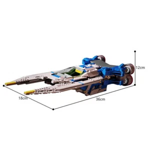 U-Wing Spaceship Model - Building Blocks Set Transport Ship MOC-136023 Toy Gift - Picture 1 of 6