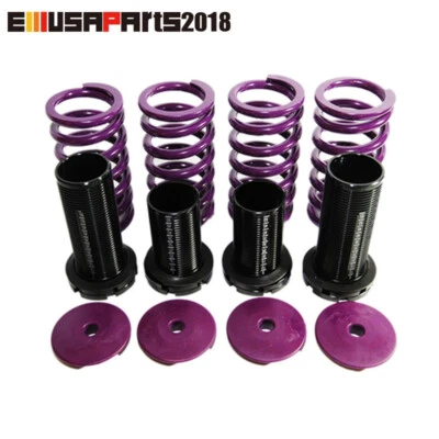 Juego de muelles helicoidales reductores para Honda Civic 88-91/92-95 PÚRPURA/NEGRO Foto 1 de 4