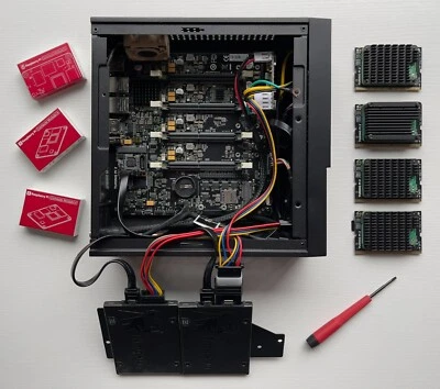 Turing Pi 2 Fully Assembled Cluster - Image 1 of 2