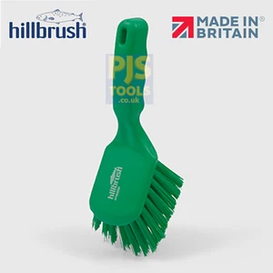 Hill Brush Salmon green colour coded stiff polyproylene hand churn hygiene brush - Picture 1 of 1
