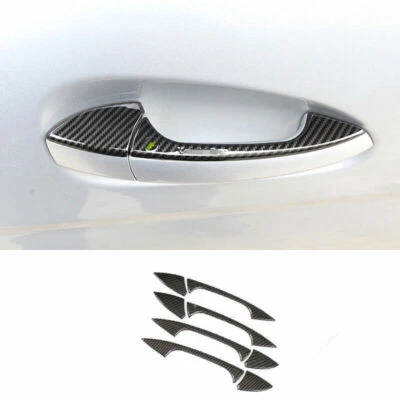Cubierta de manijas de puerta de coche de fibra de carbono ABS para Benz GLK 2009-2015 Foto 1 de 4