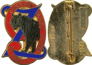 9° Régiment de Zouaves, 38 millimètres, épingle sertie, A.Bertrand H 134 (9178) - Picture 1 of 1