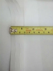 Intestazione intestazione intestazione nastro nastro matita 20 metri 1,2 pollici 30 mm larghezza piega bianca - Foto 1 di 3