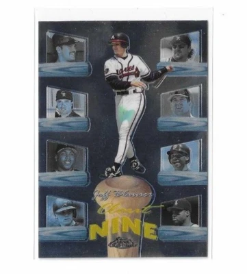 1998 Topps Chrome Clout Nine #C6 Jeff Blauser Atlanta Braves - Image 1 of 2