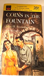 Coins in the Fountain John H. Secondari 1953 Perma Vintage PB Red Edge Rare Good - Picture 1 of 8