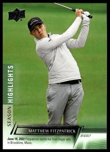 2024 Upper Deck #77 Matthew Fitzpatrick - Picture 1 of 2